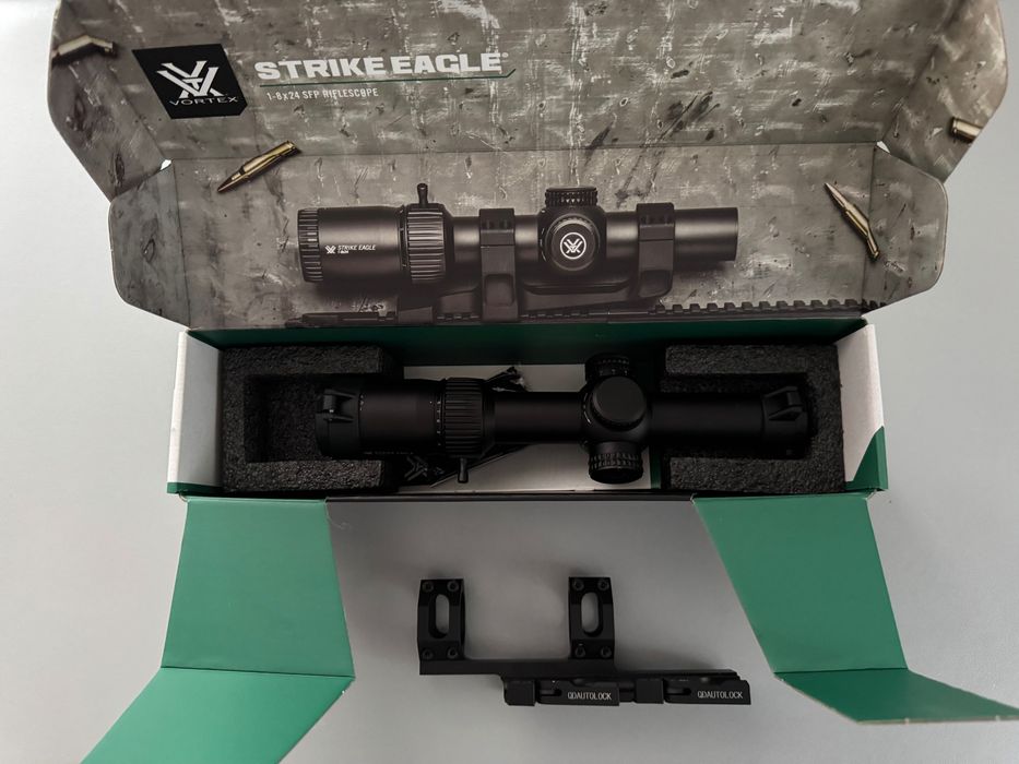 Luneta Vortex Strike Eagle 1-8 x24 SFP + MONTAŻ GWARANCJA