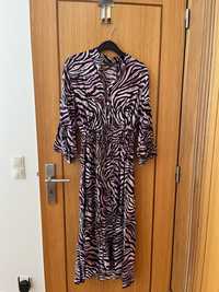 Vestido padrão zebra