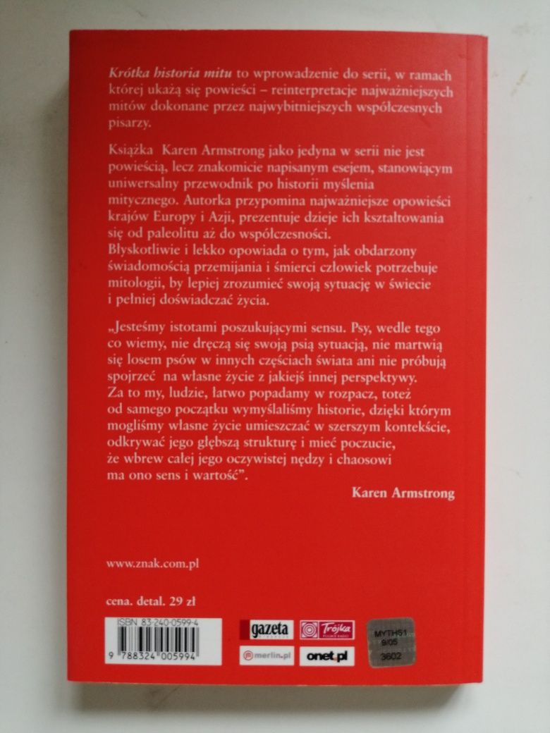 Krótka historia mitu Karen Armstrong