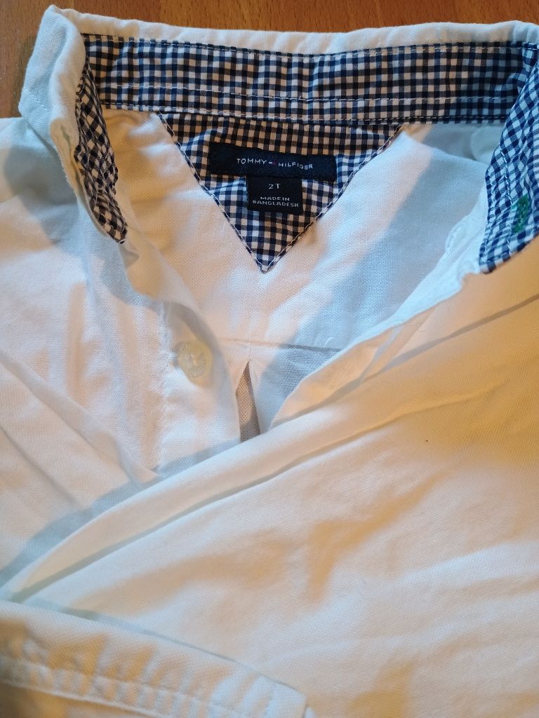 Białe eleganckie koszule dla chłopca Tommy Hilfiger, Ralph Lauren  i..