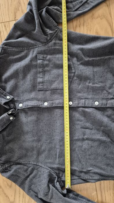 Koszula męska grafitowa casual Review M