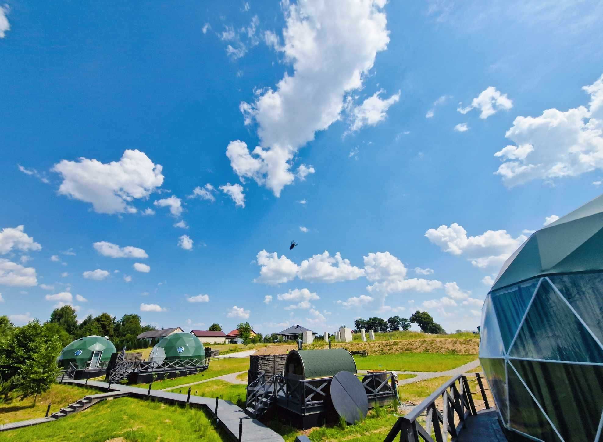 Glamping nas stawem, camping, nocleg, basen, natura
