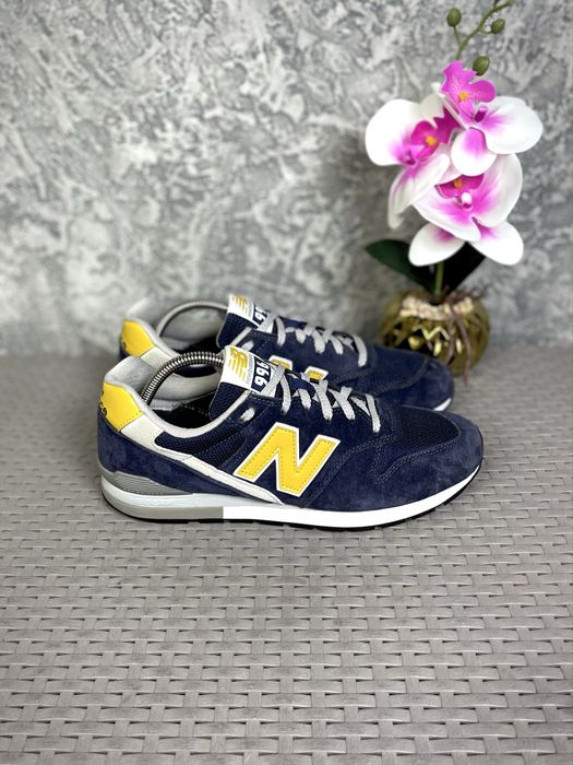 New Balance 996 кроссовки 42 размер спортивные замшевые синие