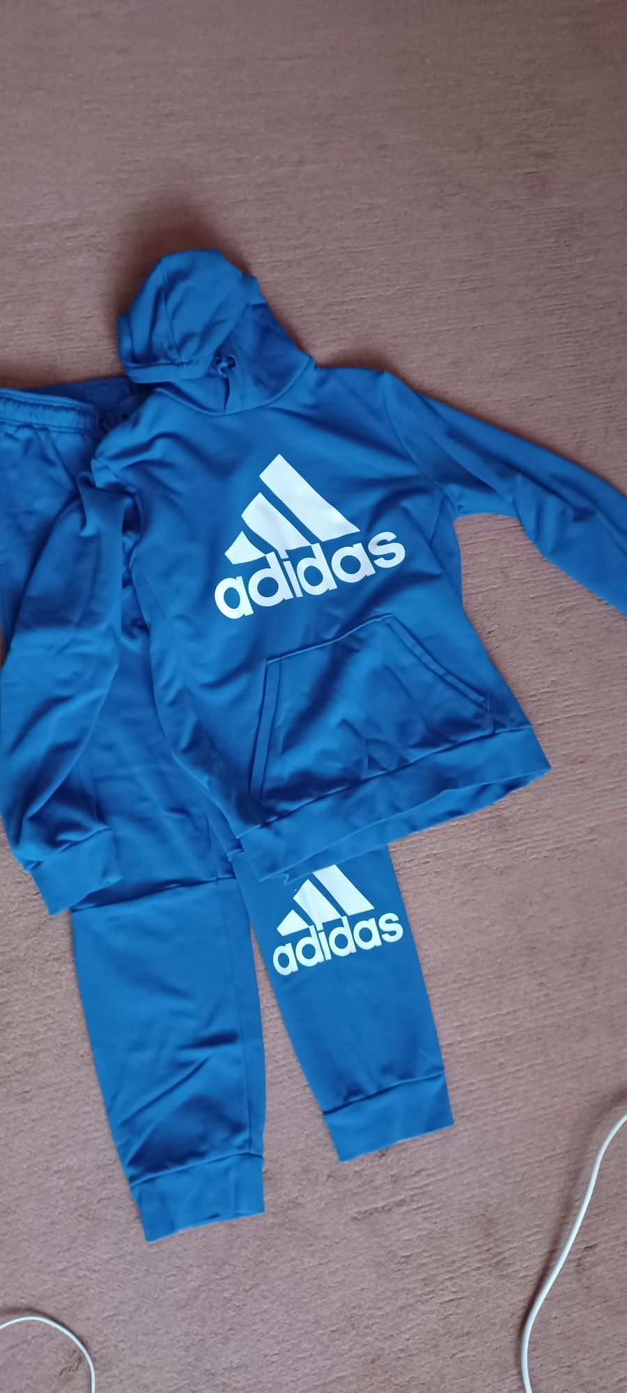 Dres adidas kolor niebieski