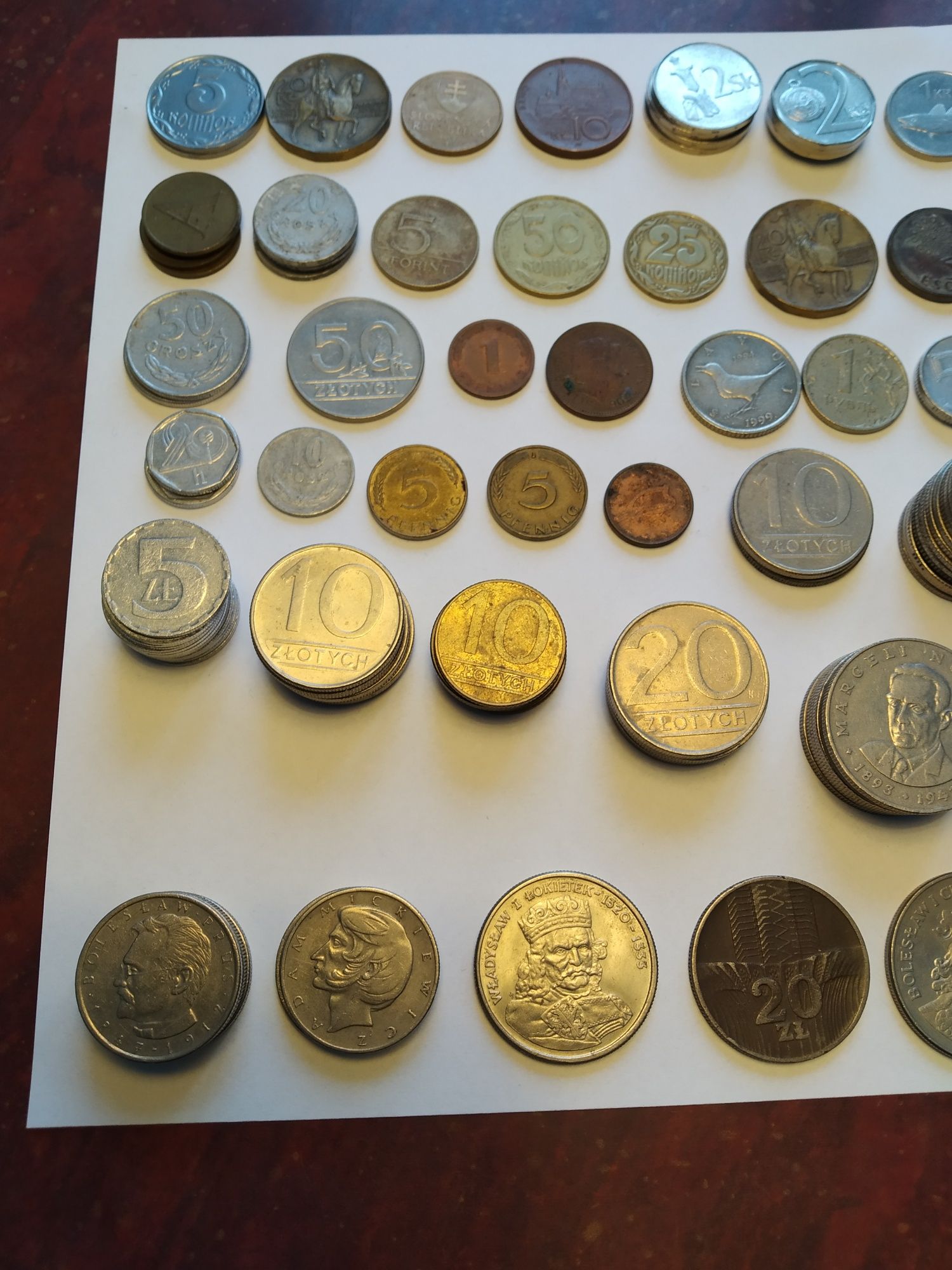Kolekcja monet polskich i zagranicznych