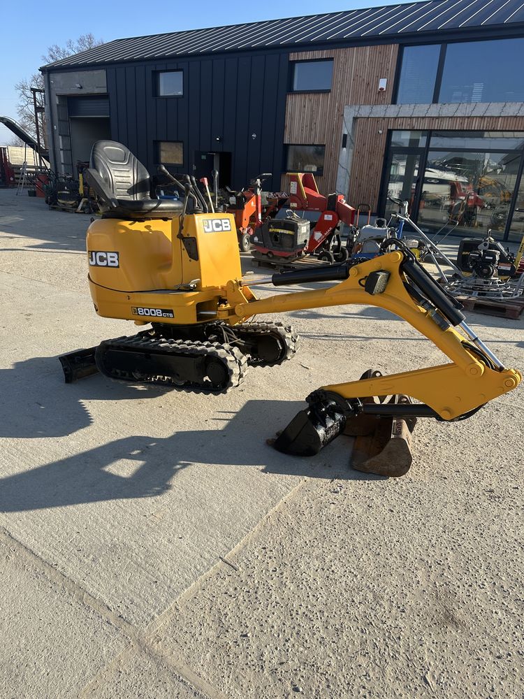 Minikoparka jcb 8008 jak nowa 1 tona kubota bobcat e10 e19 wacker