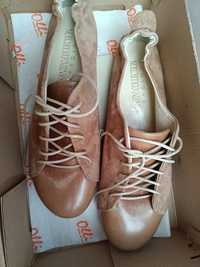 Замшеві жіночі туфлі мокасини на шнурках