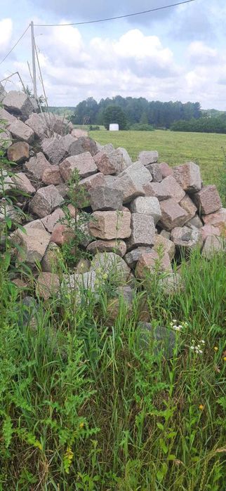 Kamień łupany brukowy  starobruk kostka kamienna
