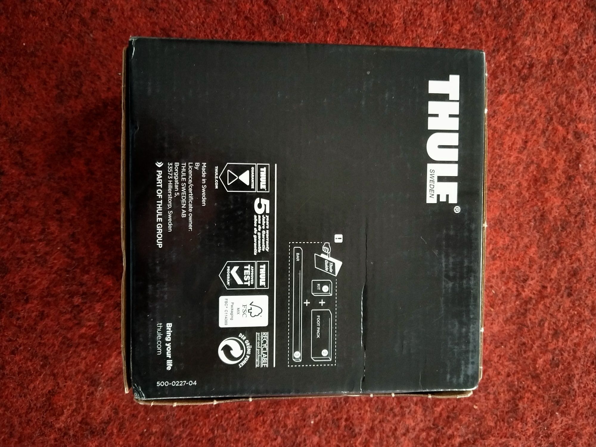 Bagażnik Thule Rapid system. Kit Thule, zestaw dopasowujący thule.