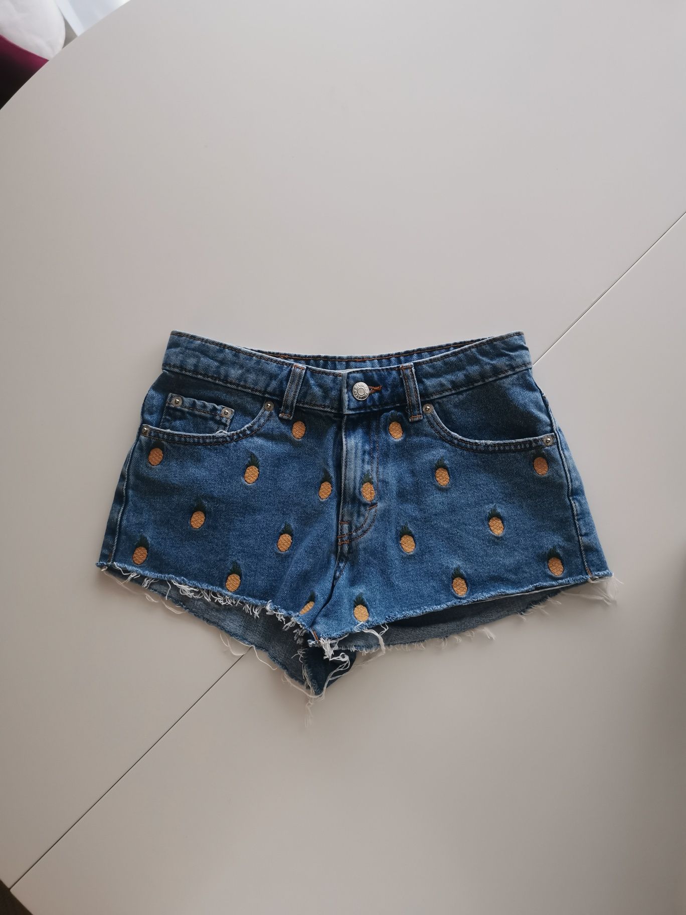 Spodenki spodnie jeans pullandbear pull&bear rozmiar XS 34