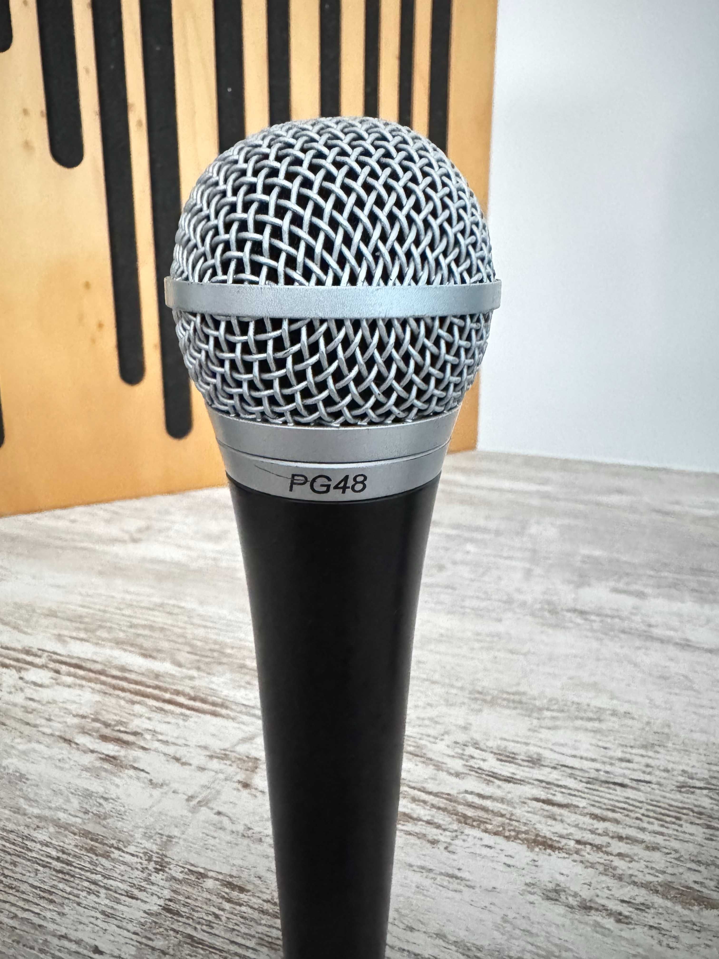 2 Shure PG48 – microfone dinâmico