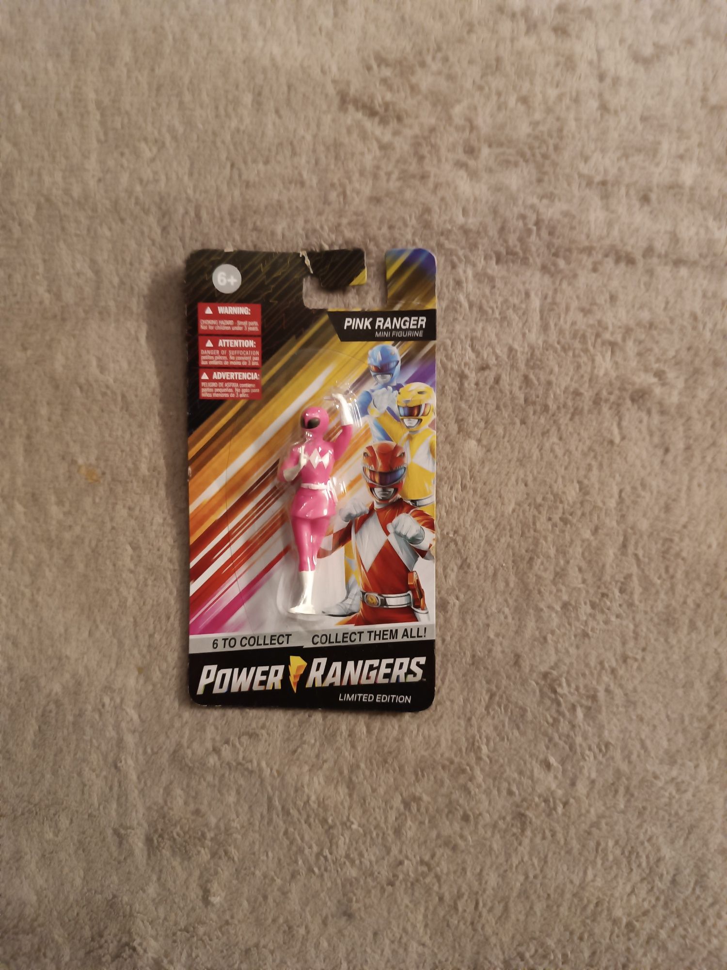 Figurka Power Rangers Różowy Wojownik 7 cm
