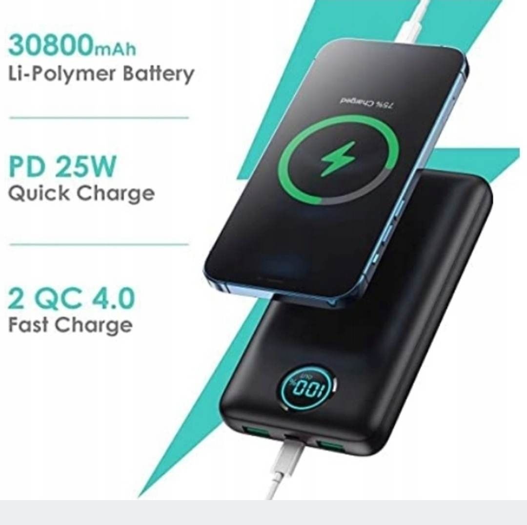 power bank model hx160q1, pojemność akumulatora 30800 mah,