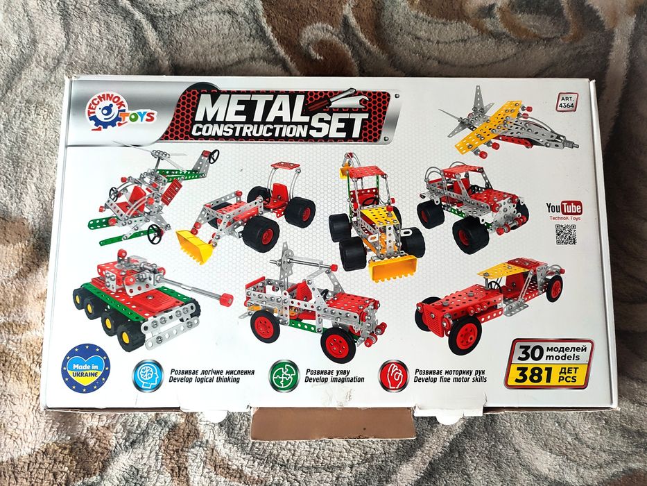 Металлический конструктор Technok Toys