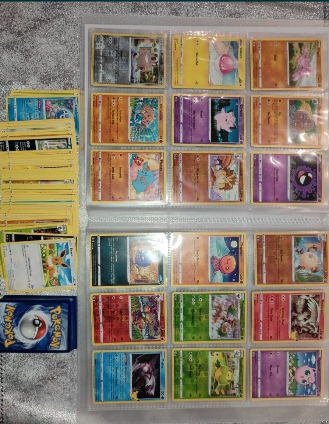 Album A4 na karty pokemon oraz 100 nowych kart pokemon Pikachu Ash