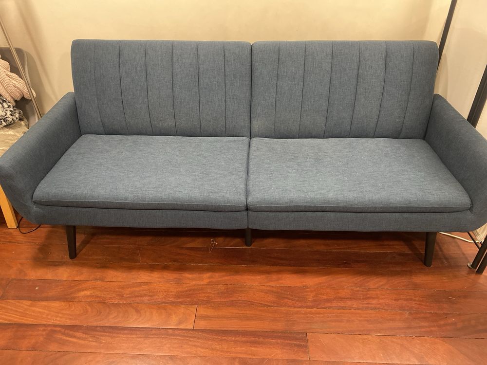 Sofa  azul  como novo (6 meses