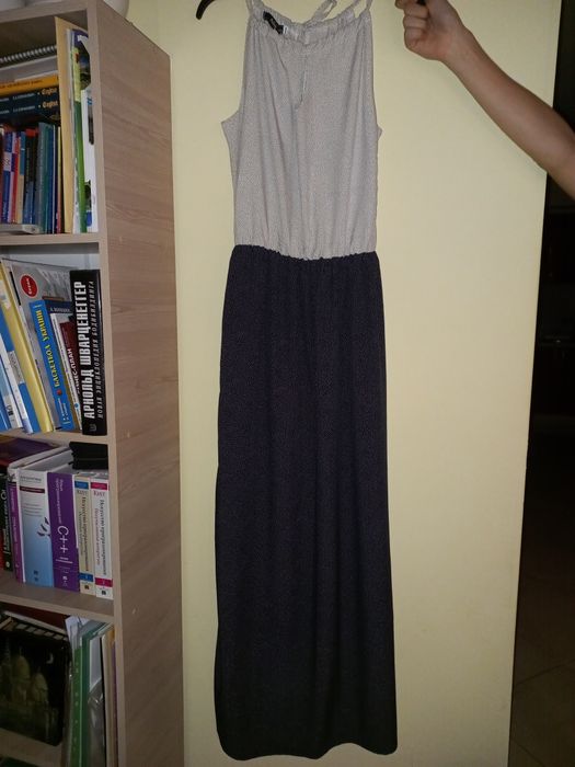 Платье комбинированное 44- 46 р