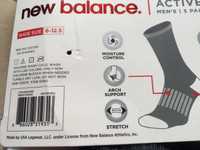 New Balance original USA 3pack mans socks 6,5-12(40-46размер)