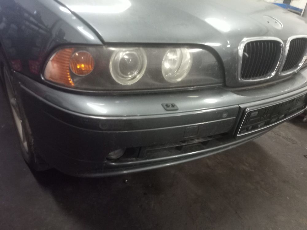 Bmw e39 lift przedni zderzak kompletny anthrazut metallic 397/7