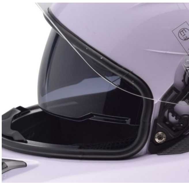 NOWY!! Kask Awina Integralny z blendą biały i czarny