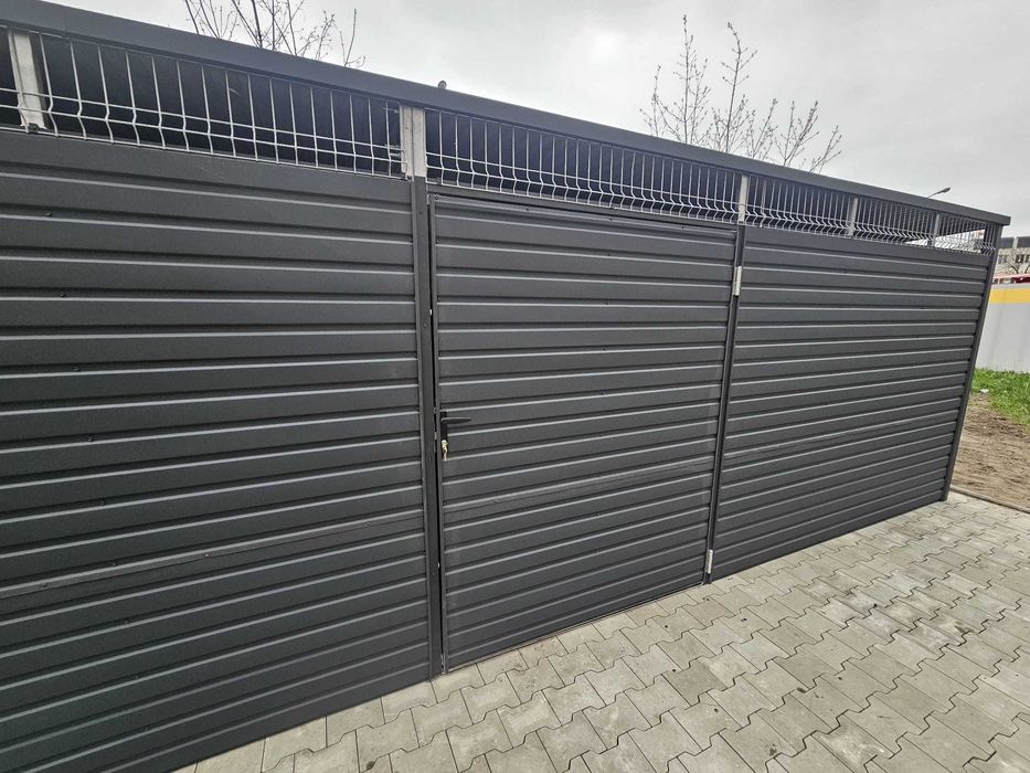 Wiata śmietnikowa 10x3,5m, producent, Szybka Realizacja, transport