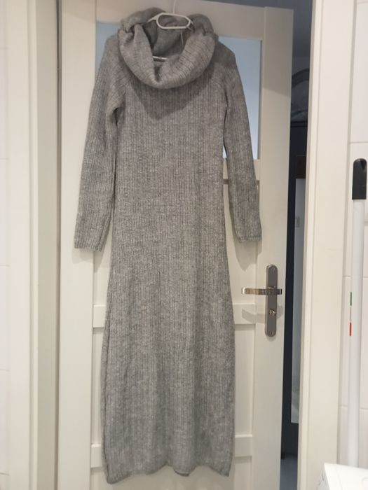 Długa sukienka sweterek M