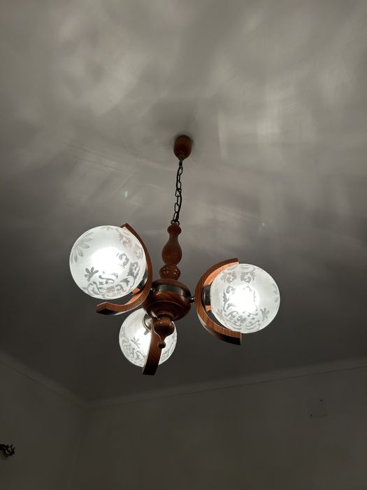 Candeeiro Suspenso Madeira