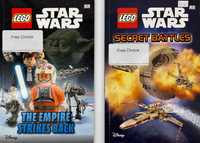 2 książeczki Lego Star Wars Secret Battles i The Empire Strikes Back