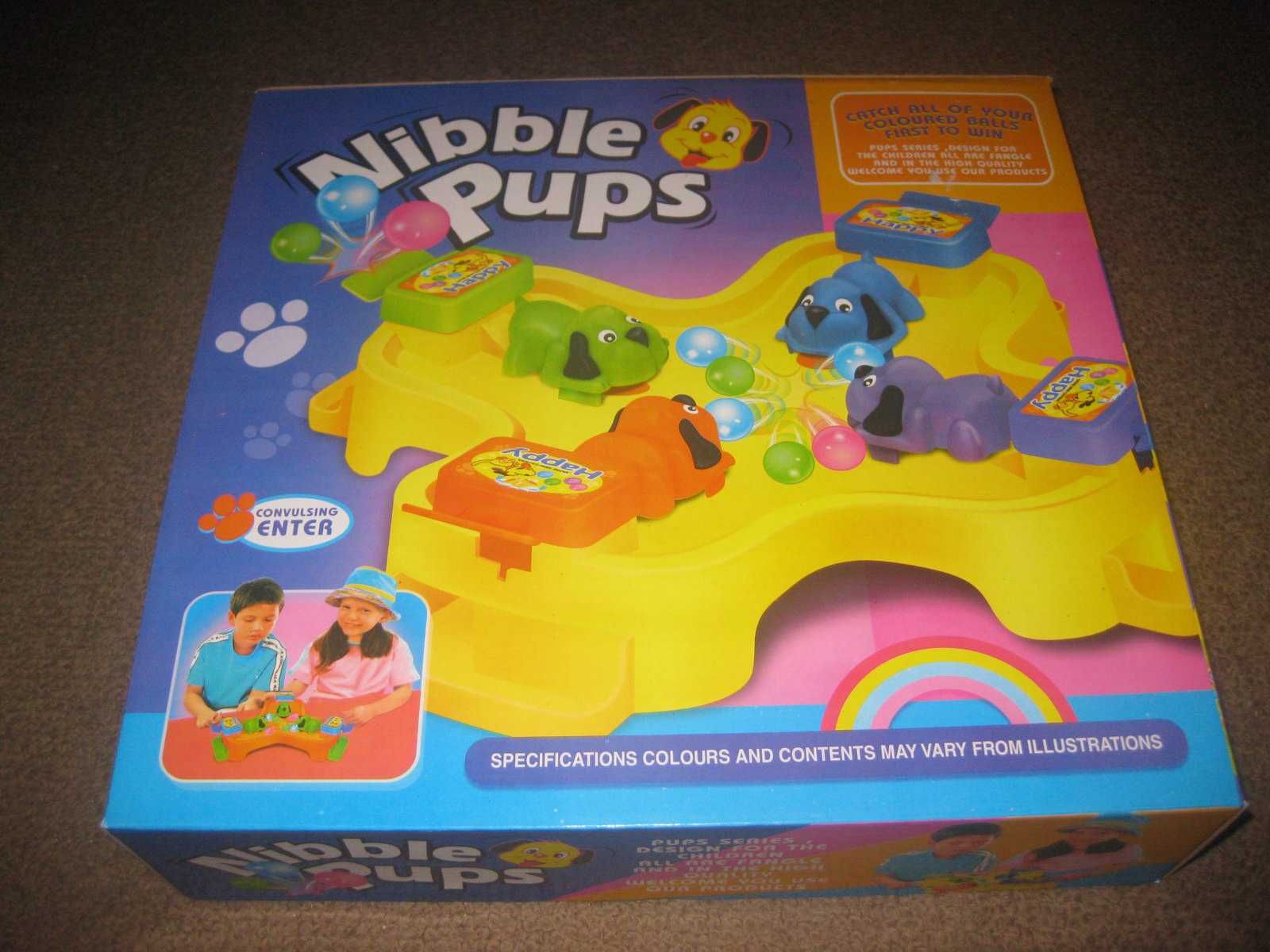 Brinquedo "Nibble Pups" Novo e Embalado!