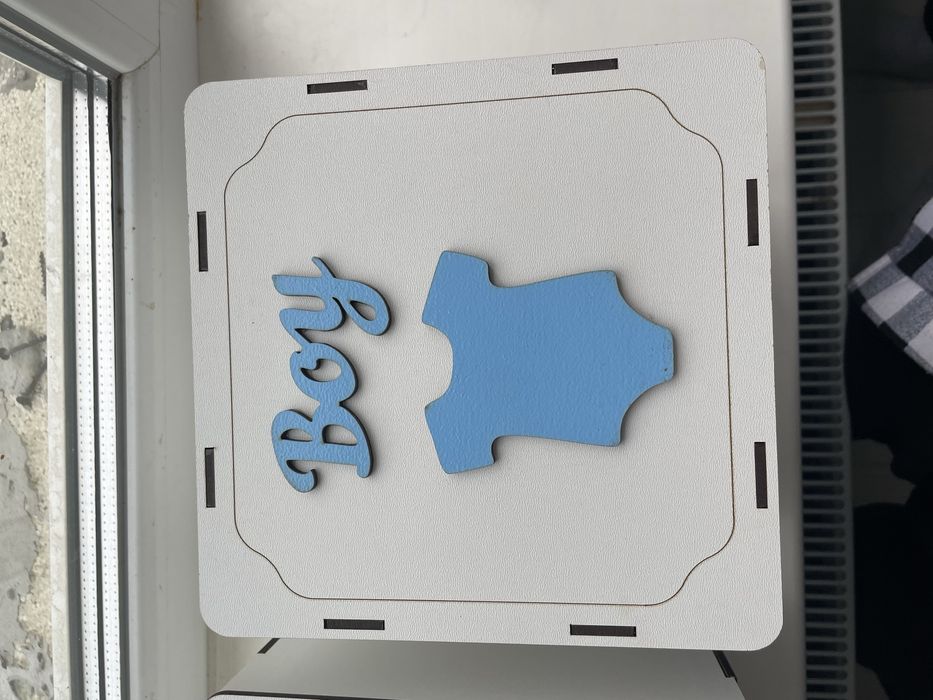 Скринька для збору грошей на весіллі на хлопчика і дівчинку