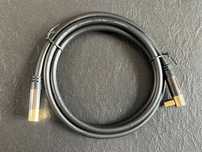 KabelDirekt 1,5 m kabel antenowy koncentryczny 90° kolanko klasa A