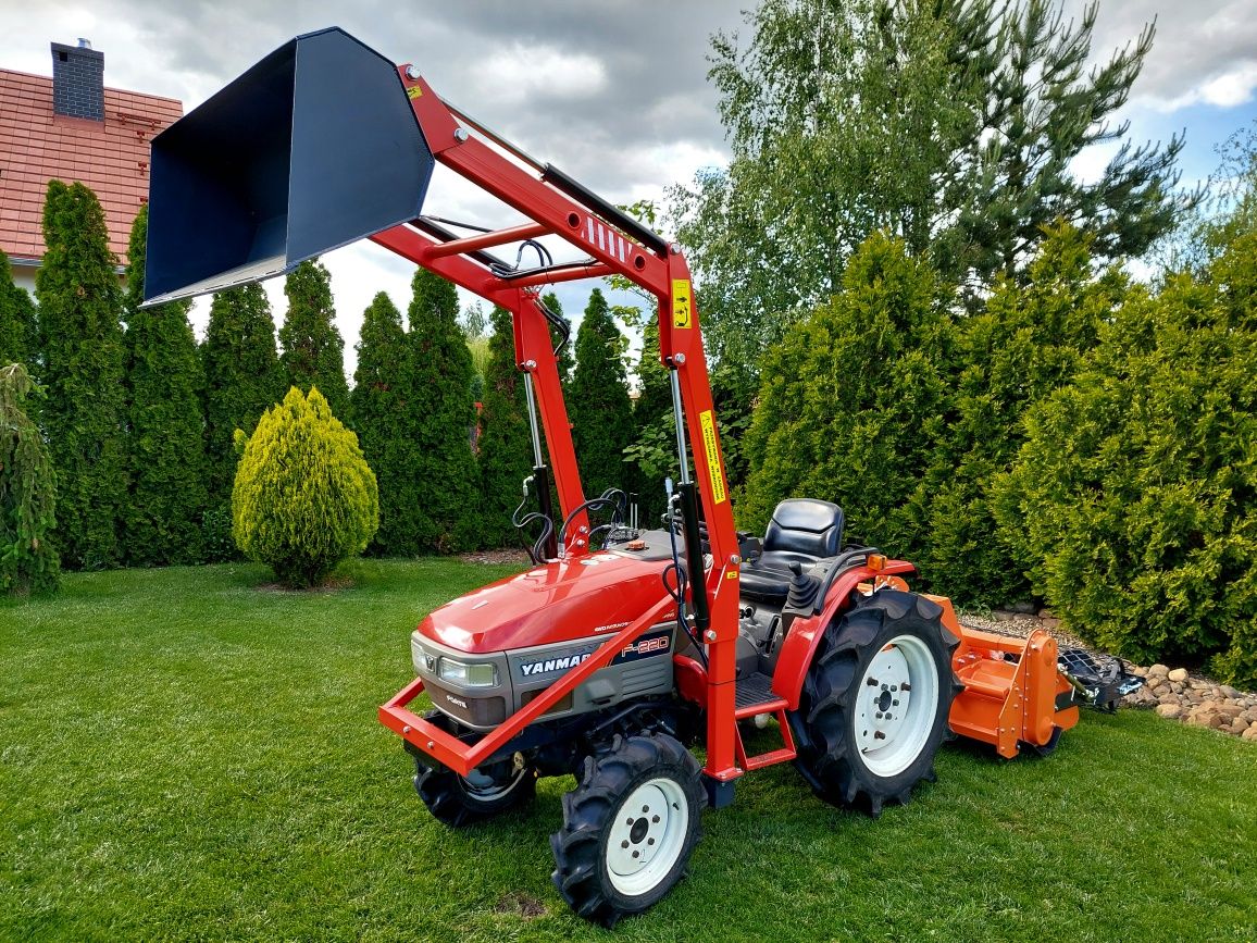 Traktorek Yanmar F220 22KM 4x4 Oryginał 849mth Bardzo Zadbany Kubota
