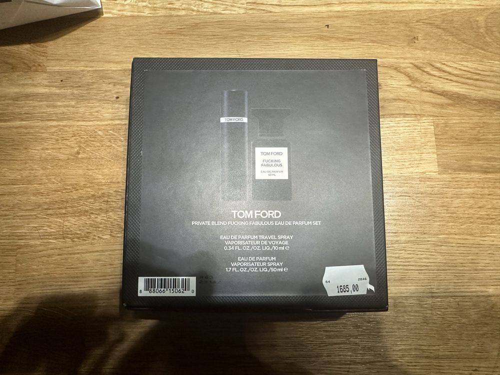 Rewelacyjne perfumy Tom Ford fucking fabulous zestaw 50 ml + 10 ml