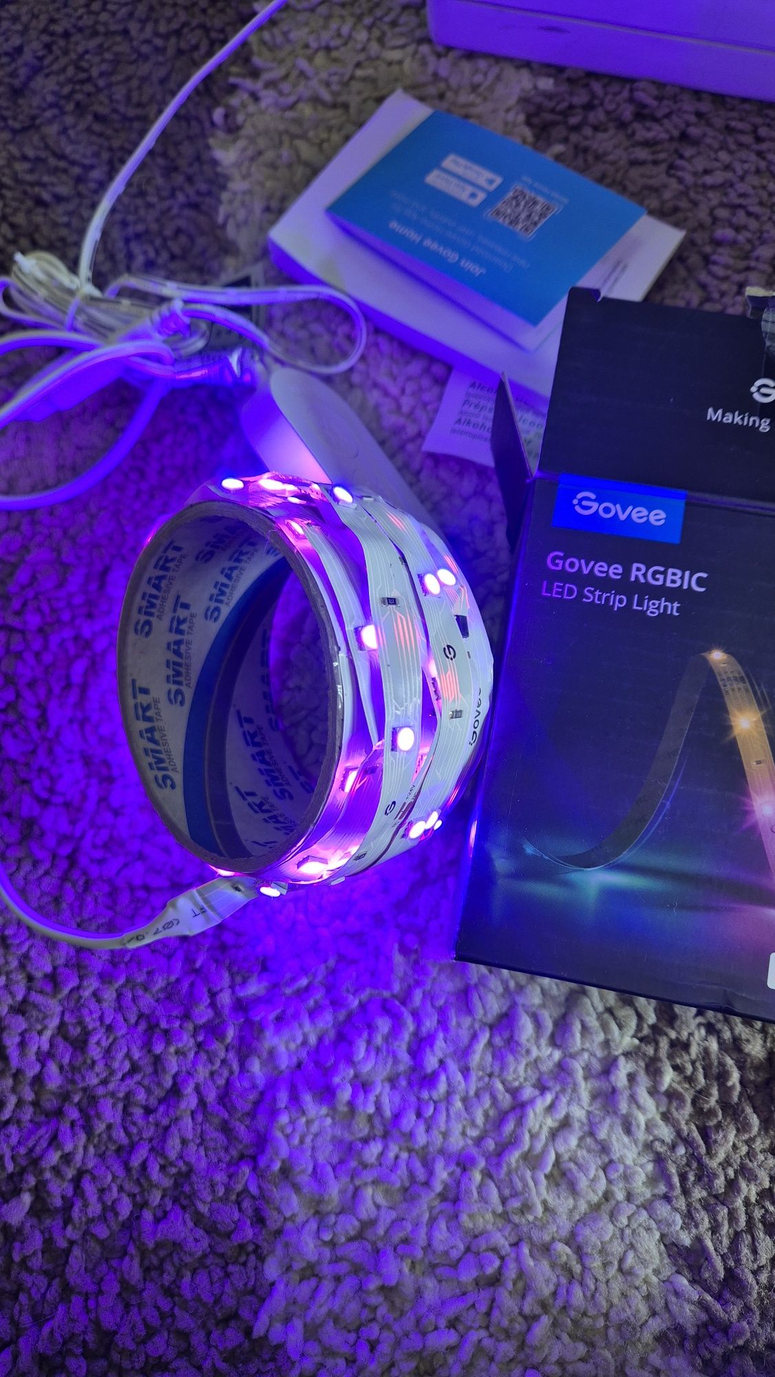 Taśma LED WIFI Govee H618A 5m Bluetooth RGB Adresowalne