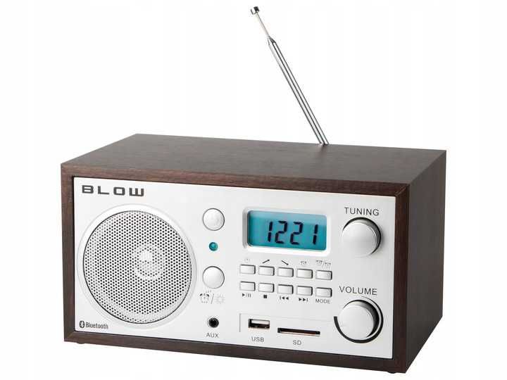 Radio analogowe BLOW Bluetooth USB SD AUX FM AM + GRATIS
