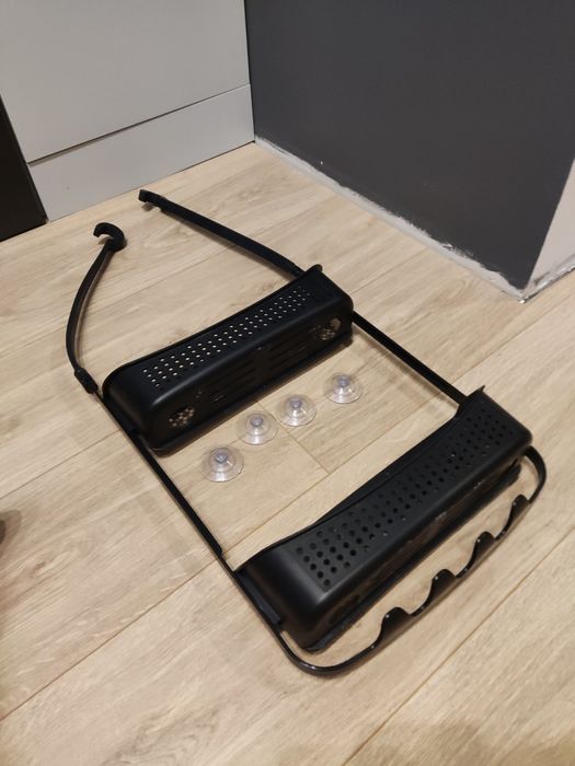 Wisząca półka pod prysznic, czarna