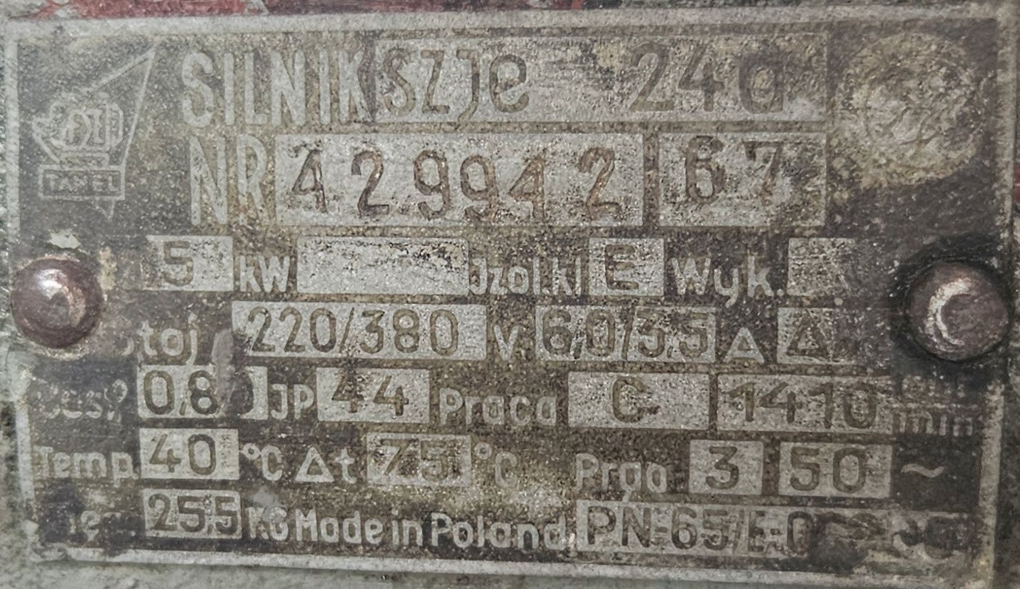 Silniki elektryczne Tamel – 3 sztuki – różne moce