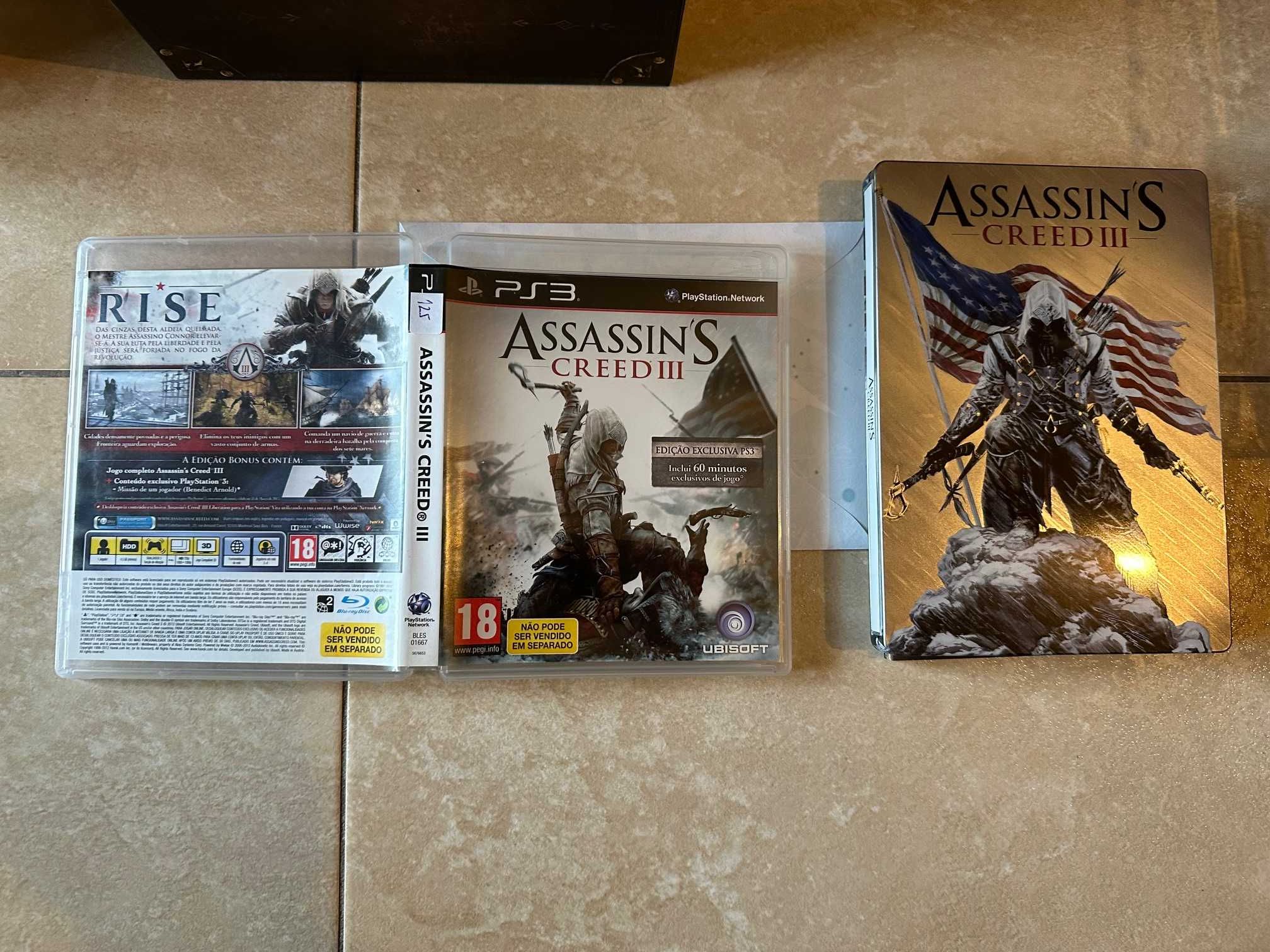 Assassin's Creed III Freedom Edition Sony Playstation 3 PS3 Completa