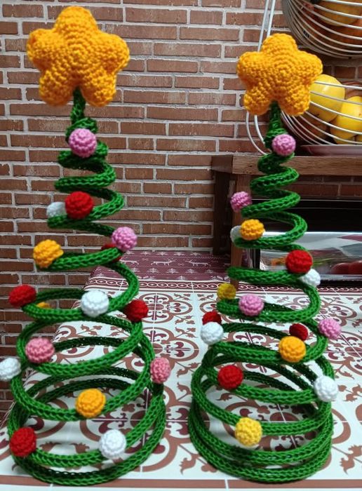 Decorações de Natal em crochê
