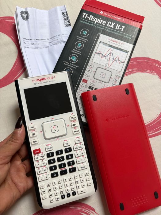 Calculadora Gráfica CX II-T Texas - 2 anos de garantia de fábrica