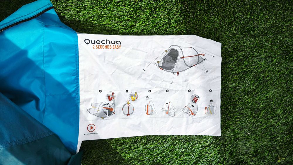 Tenda campismo Decathlon 2 seconds 2 pessoas