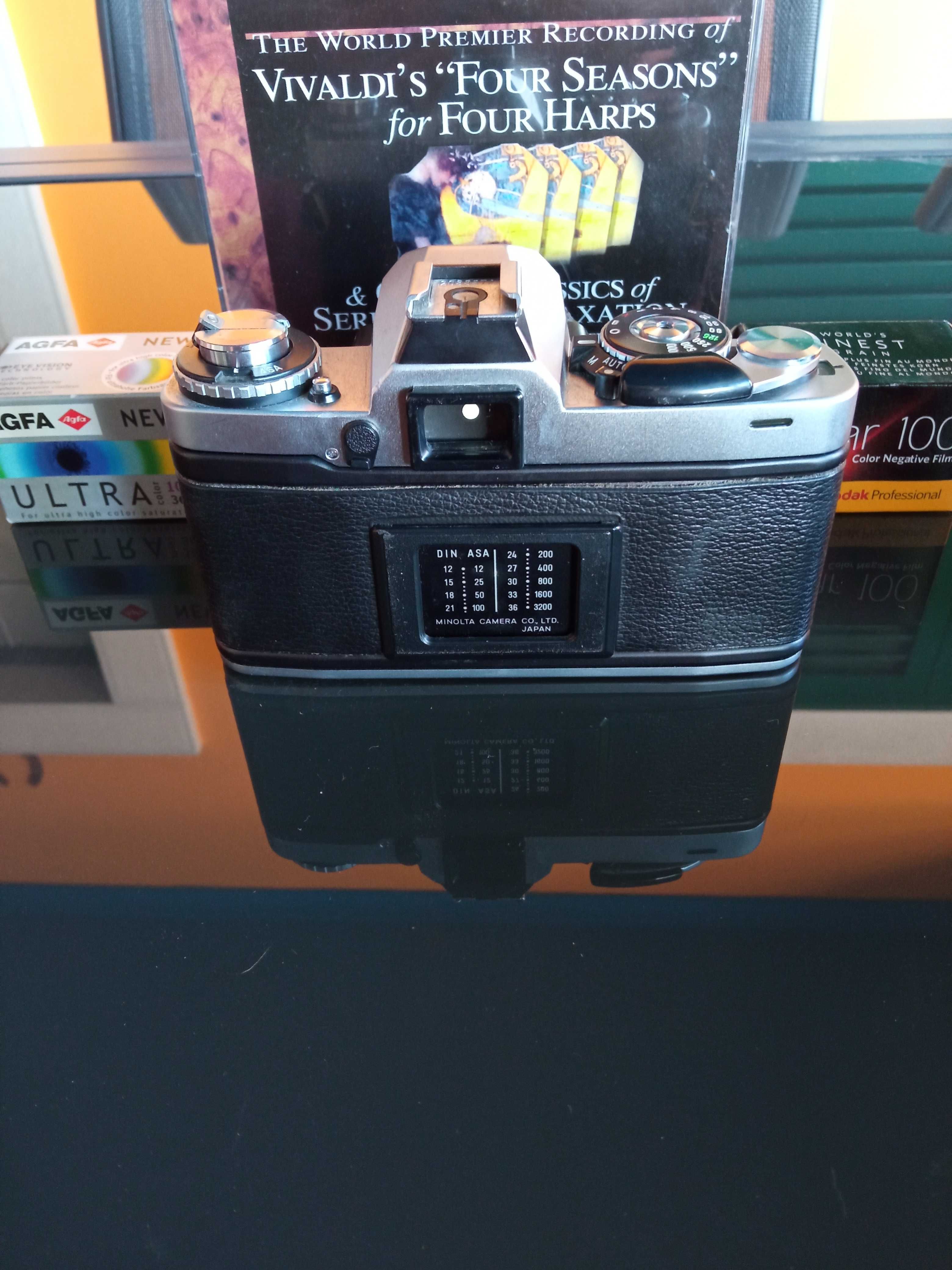 MINOLTA XD 7 -com três ópticas Rokkor !  Em ótimo estado!