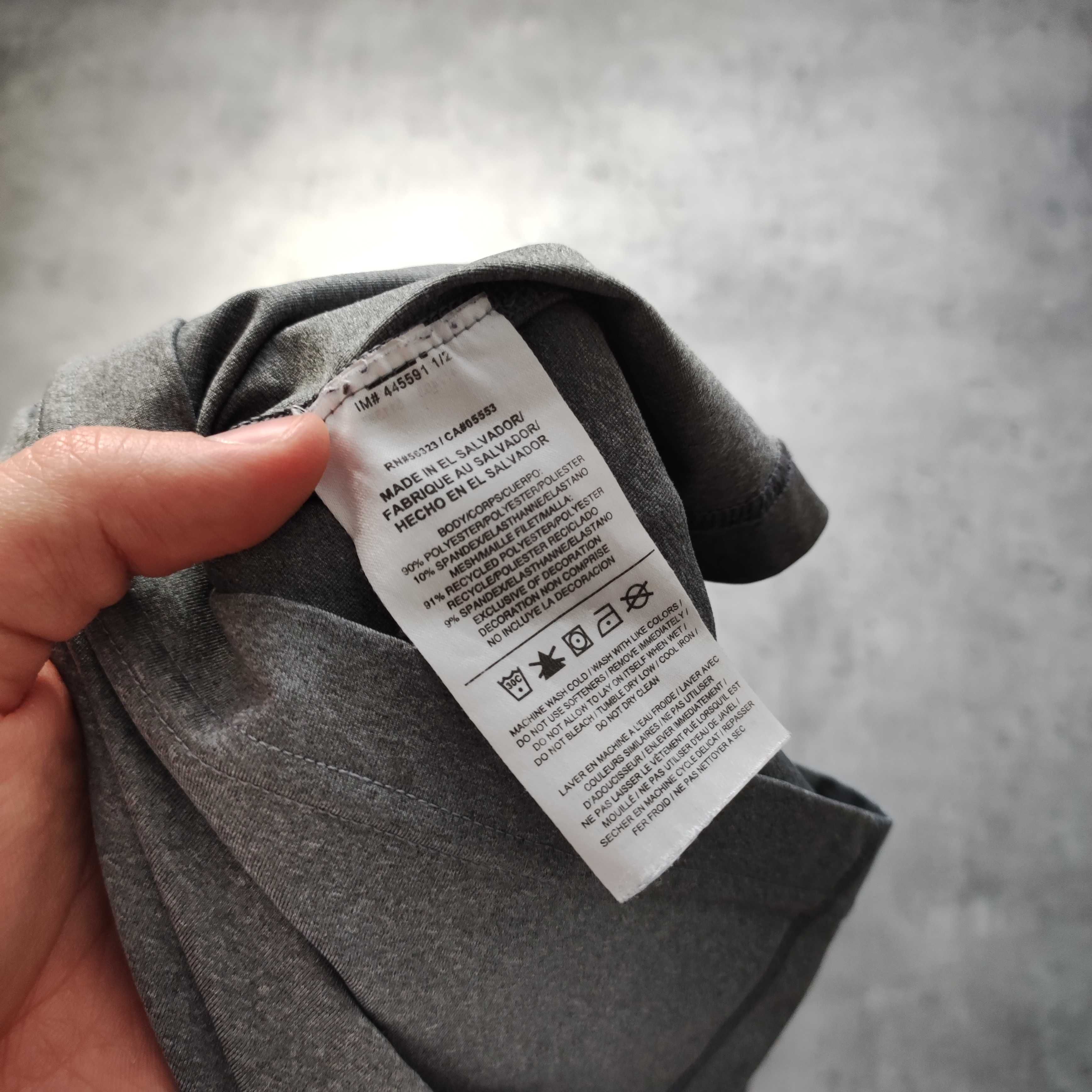 MĘSKA Koszulka PREMIUM Szara Trening Kompresyjna Nike PRO Combat Logo