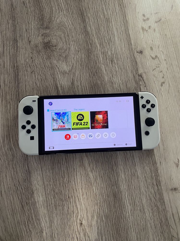 Nintendo Switch Oled-64Gb-6 gier-jak nowe-gwarancja