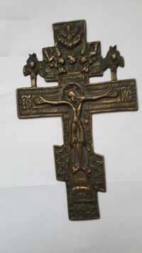 stary antyczny krzyż prawosławny XIX wiek