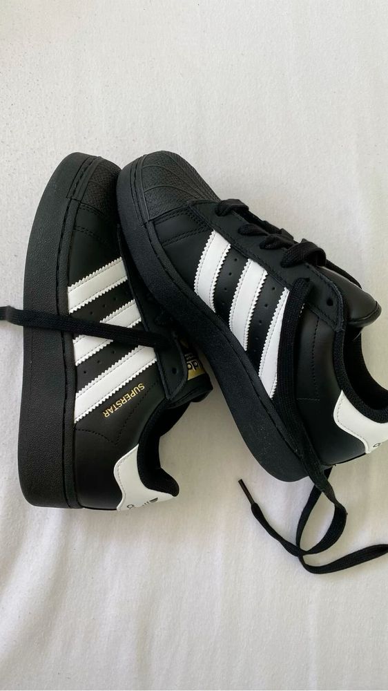 Оригинальные женские Adidas Superstar Originals Platform XL black