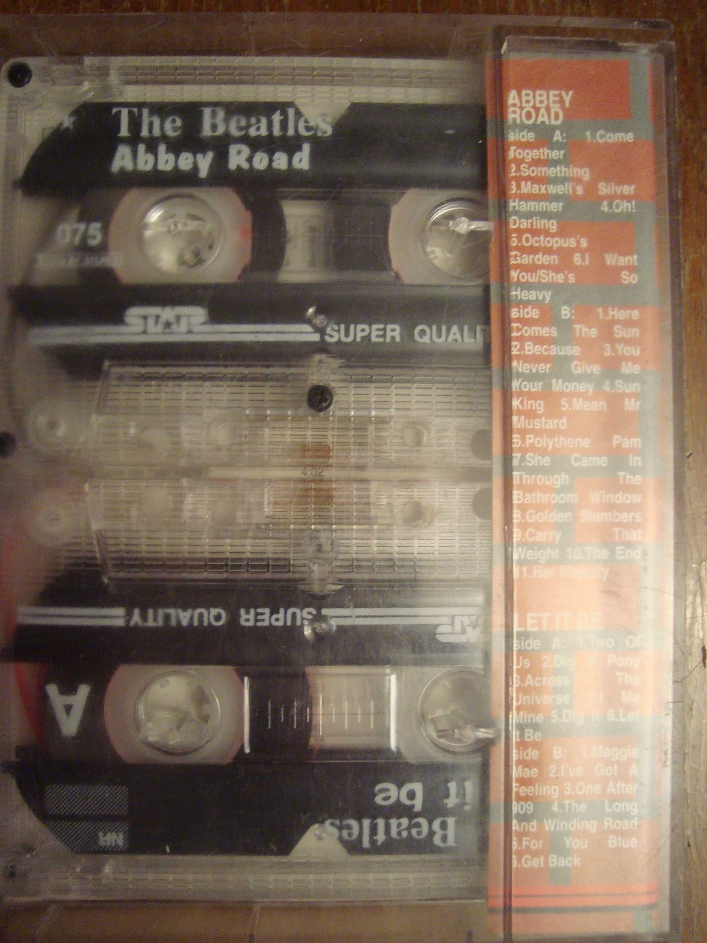 kaset beatles abbey road let it be 2 kasety