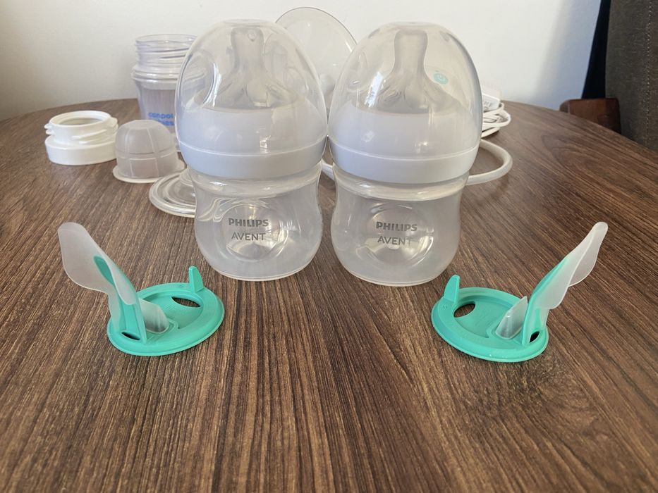 Laktator elektryczny i butelki antykolkowe