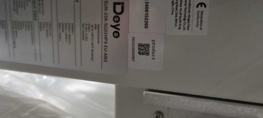 Falownik Deye 15 kW wysokonapięciowy