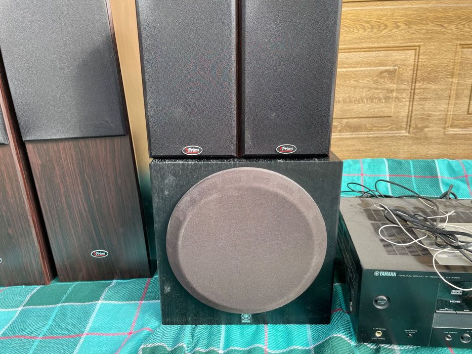 Zestaw Audio Yamaha RX-V363, Subwoofer  plus 5 głośników